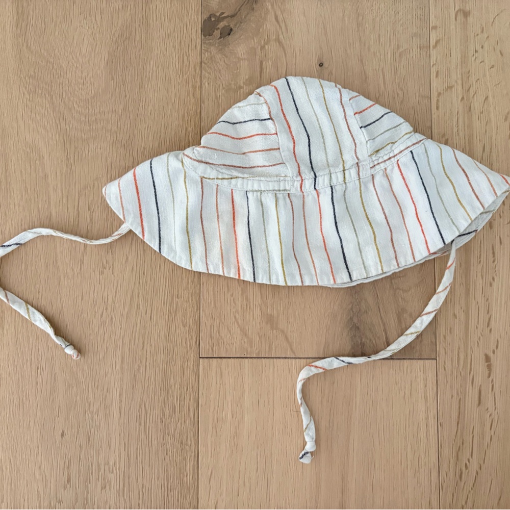 Briar Baby Striped Baby Sun Hat